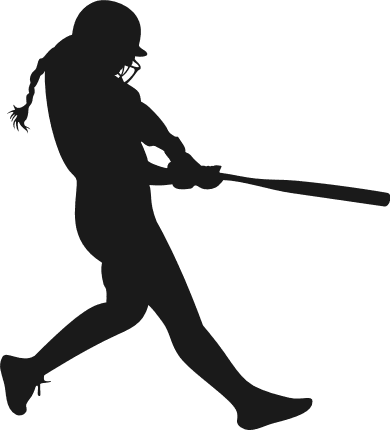 softball girl silhouette 390 430 min