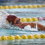 las delfinas y los delfines de la usc se posicionan en el primer lugar al finalizar el primer día de tres de las justas de natación de la lai. (lai)