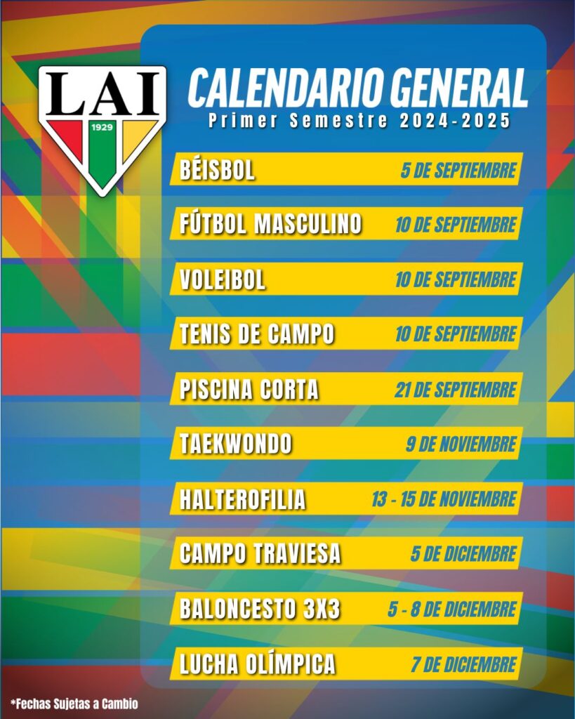 calendario general