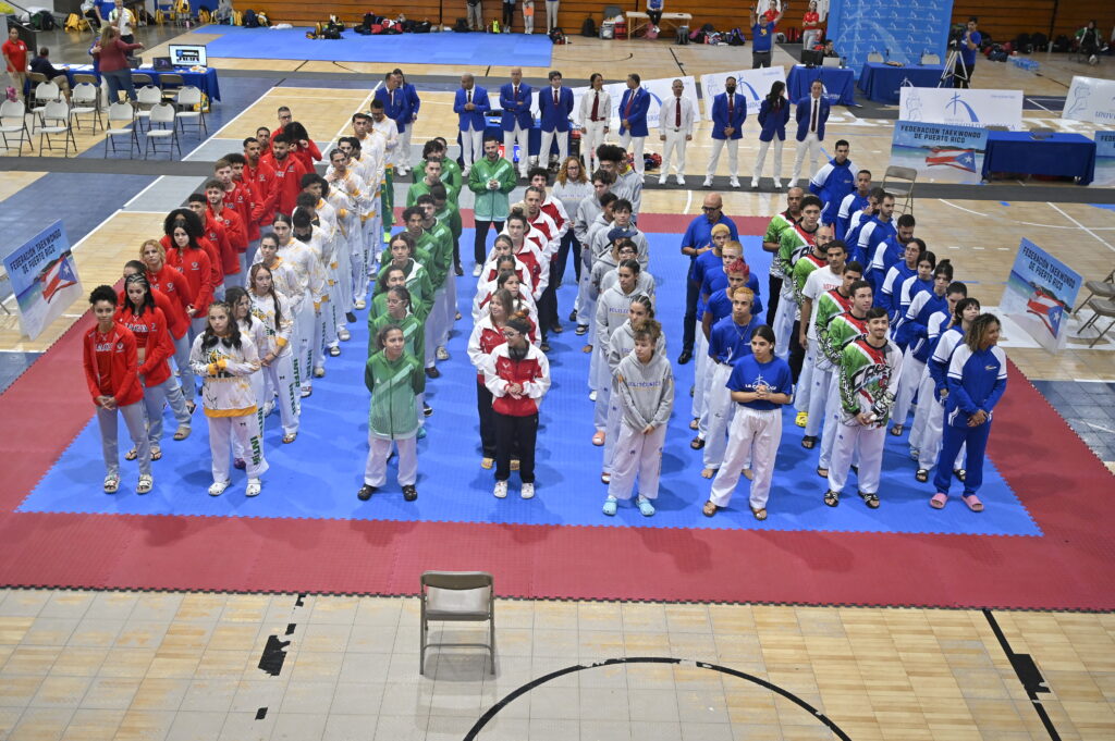 el campeonato de taekwondo en el 2023 se celebró en la pontificia universidad católica. (luis f. minguela lai)