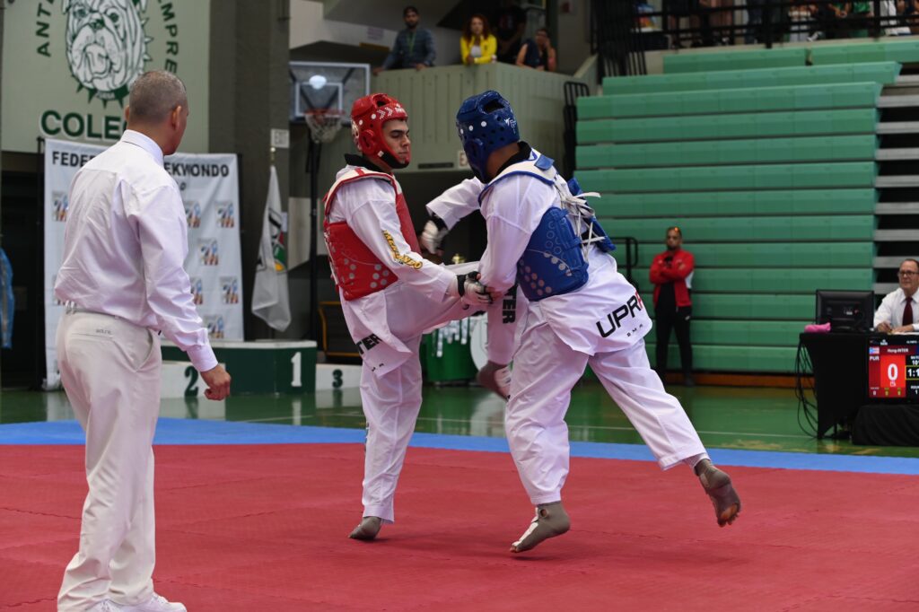 siete atletas fueron los que representaron a la upr de ponce en su debut en el campeonato de taekwondo de la lai. (luis f. minguela lai)