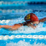 las delfinas de la universidad del sagrado corazón se posicionan primer lugar de cara a su cuarto campeonato de piscina corta lai. (kendall torres lai)