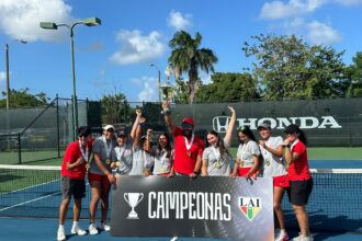 las taínas de la uagm son las nuevas campeonas de la lai en el tenis.jpeg (suministrada)