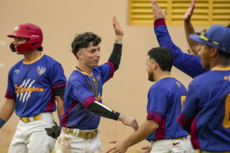 los gryphons de la caribbean a las puertas del campeonato en béisbol. (luis ortiz lai)