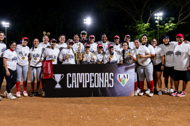 las taínas de la uagm son las nuevas campeonas del sóftbol de la lai. (luis ortiz lai)