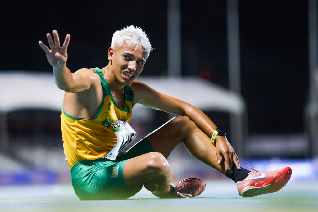 héctor pagán lo logró en su último año de competencia lai..jpg (fabian meza lai)