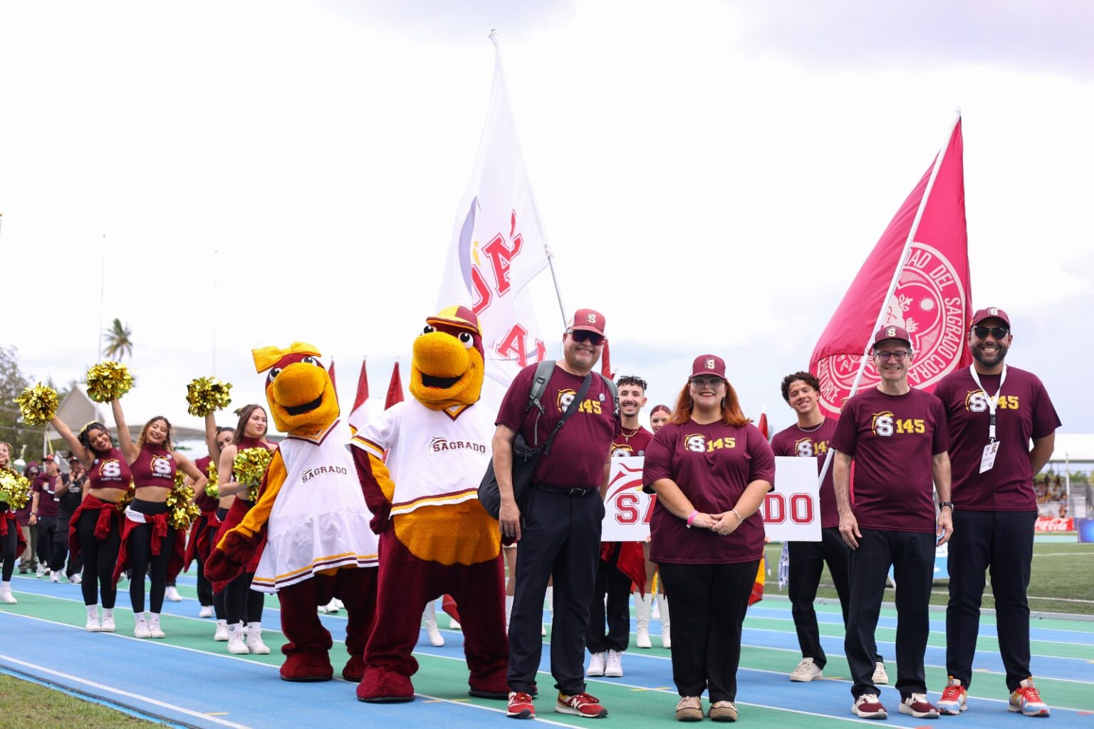 la universidad del sagrado corazón está de doble celebración, por sus 145 años y la revalidación por quinto año como campeones de la copa global.jpeg (fabian meza lai)