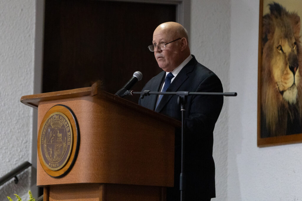 jorge o. sosa comisionado de la lai durante su mensaje. (luis ortiz lai)