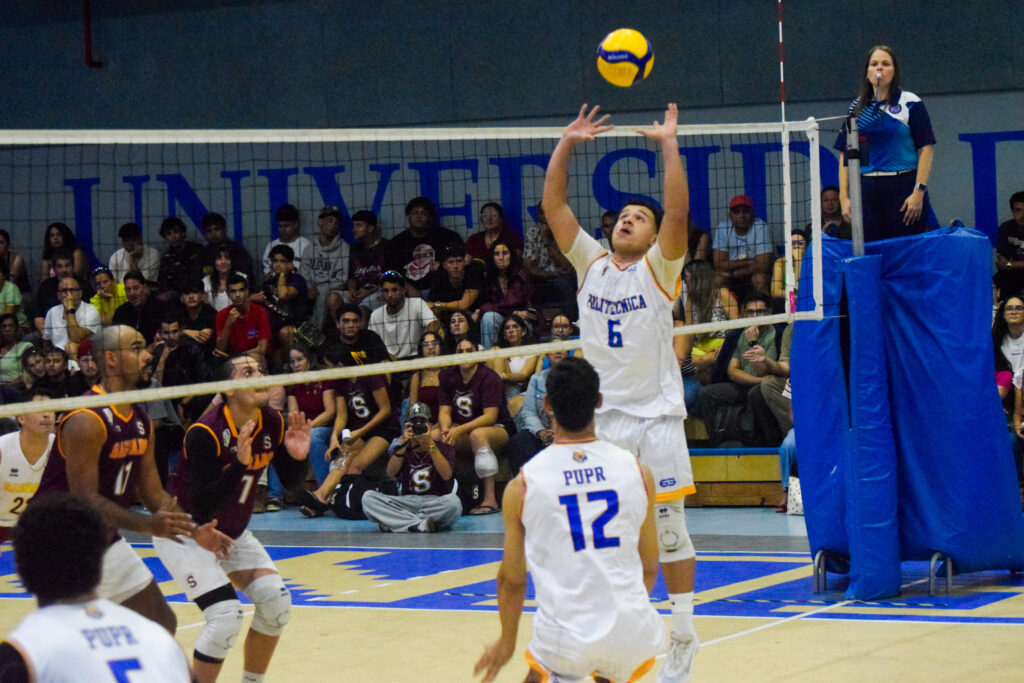 los castores de la universidad politécnica de puerto rico enfrentarán a los delfines de la unviersidad del sagrado corazón en semifinales. (lai)