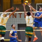 los castores de la universidad politécnica eliminaron en tres partidos a los tigres de la uipr para estar en la semifinal del voleibol lai. (luis f. minguela lai)