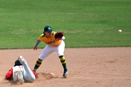 la lluvia es la gran protagonista de la final de béisbol lai. (l. minguela lai)