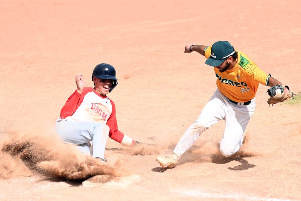 los taínos de la uagm ganan en 17 entradas para empatar con los tigres de la uipr la serie final de béisbol de la lai .jpeg (l. minguela lai)