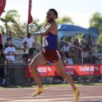 anssell miranda se siente feliz corriendo en la pista universitaria. (sofia jimenez cortes) )