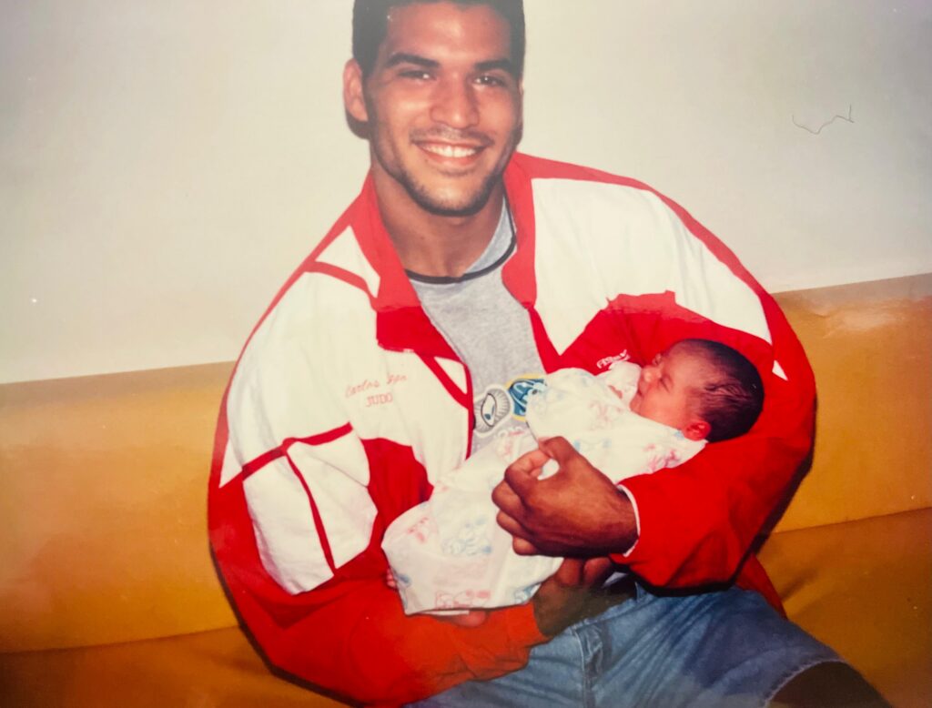 carlos santiago y su hija karely. (suministrada)