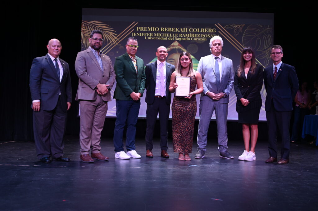 michelle ramírez ganadora del premio rebekah colberg. (luis f. minguela lai)