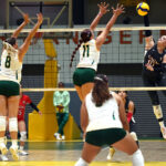 la uagm sigue su paso firme en el voleibol de la lai. (luis f. minguela lai)