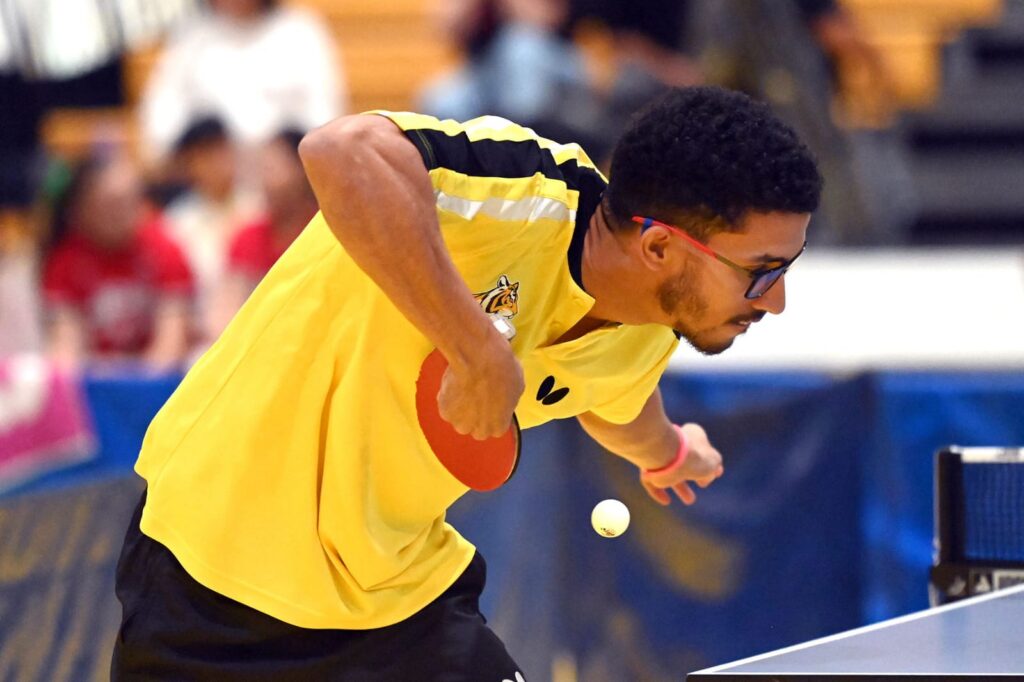 los tigres de la uipr listos para enfrentar a sus rivales de las semifinales en el torneo de tenis de mesa. (luis f. miguela lai)